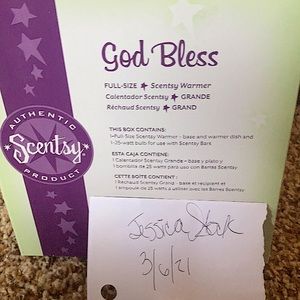 God Bless Scentsy Warmer